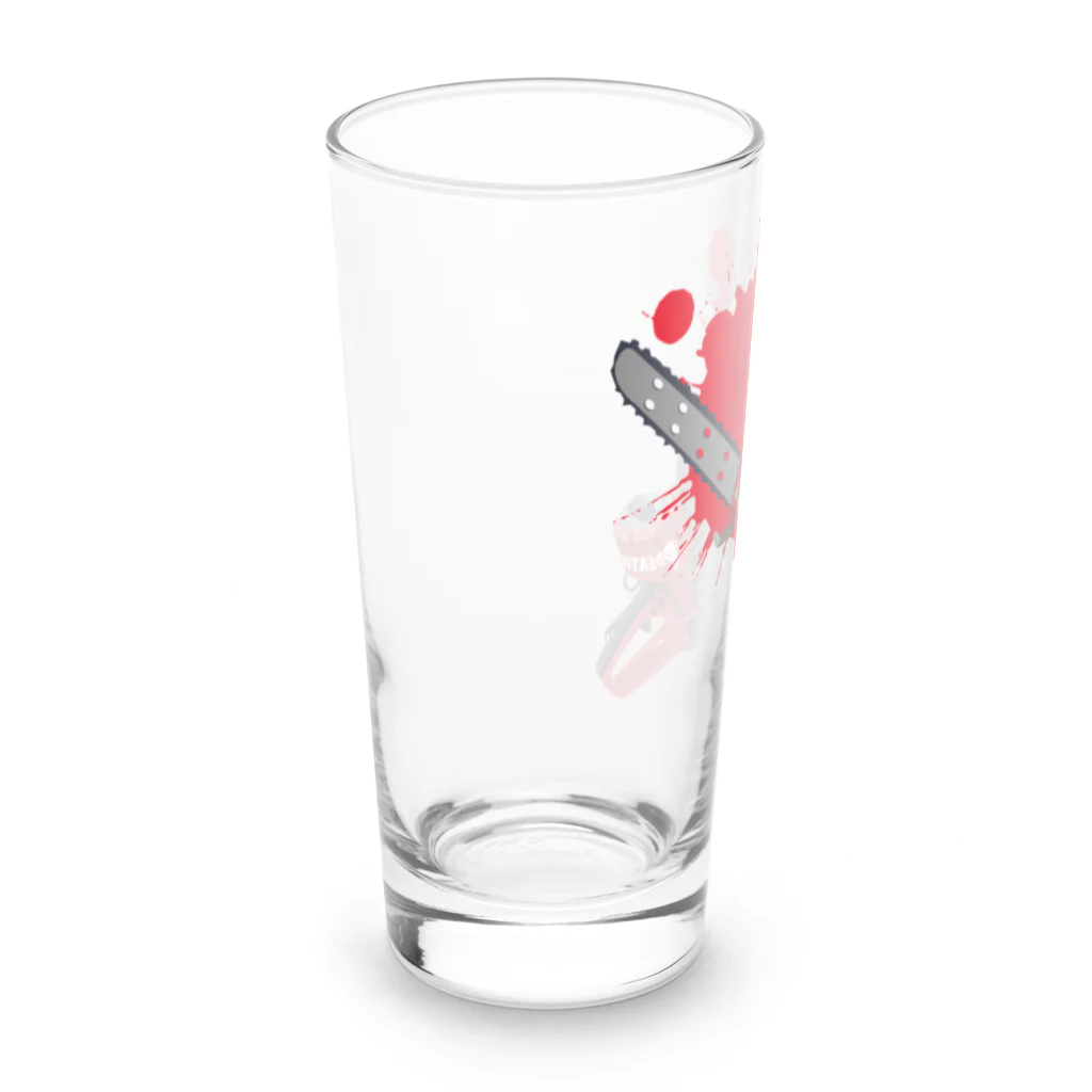 月が輝くこんな夜にのジャパニーズ・チェーンソウ Long Sized Water Glass :left