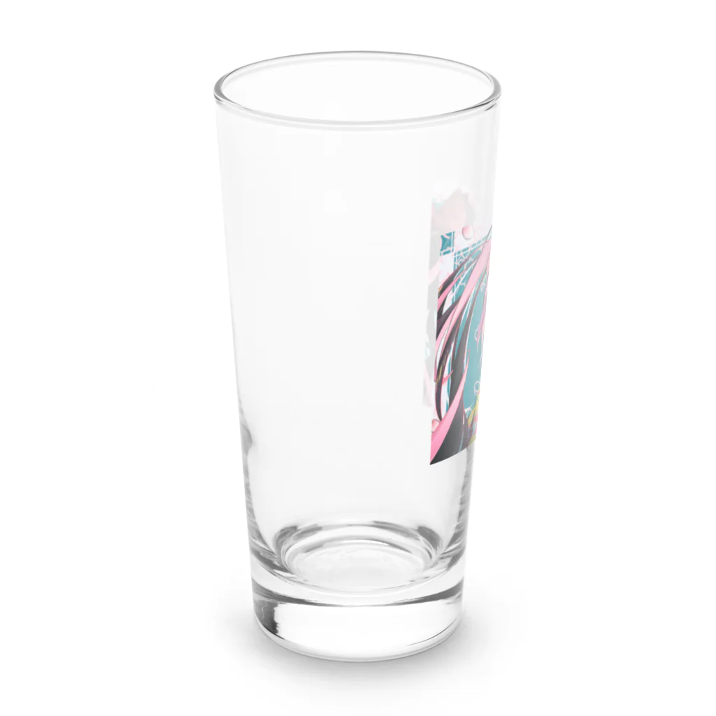 れんの大正浪漫とポッピンガール。 Long Sized Water Glass :left