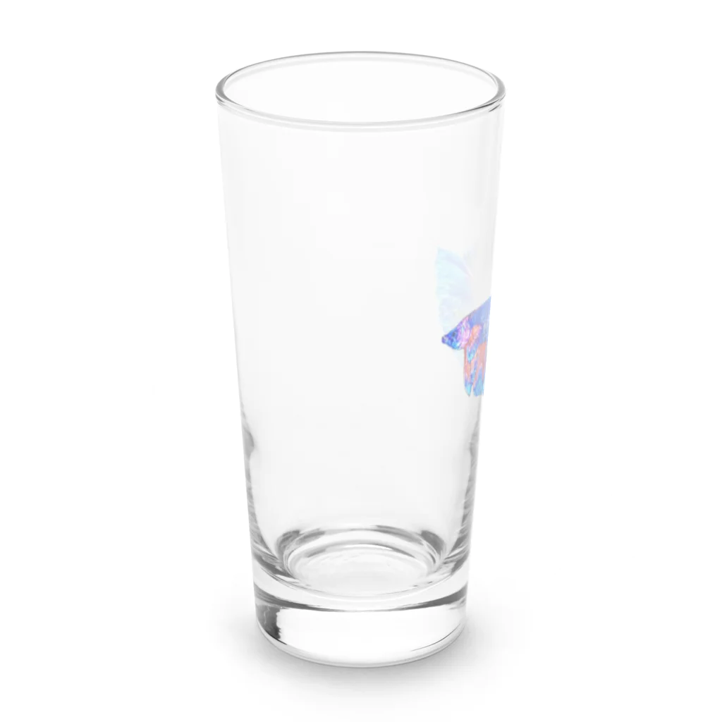 MOONのベタ ブルー Long Sized Water Glass :left