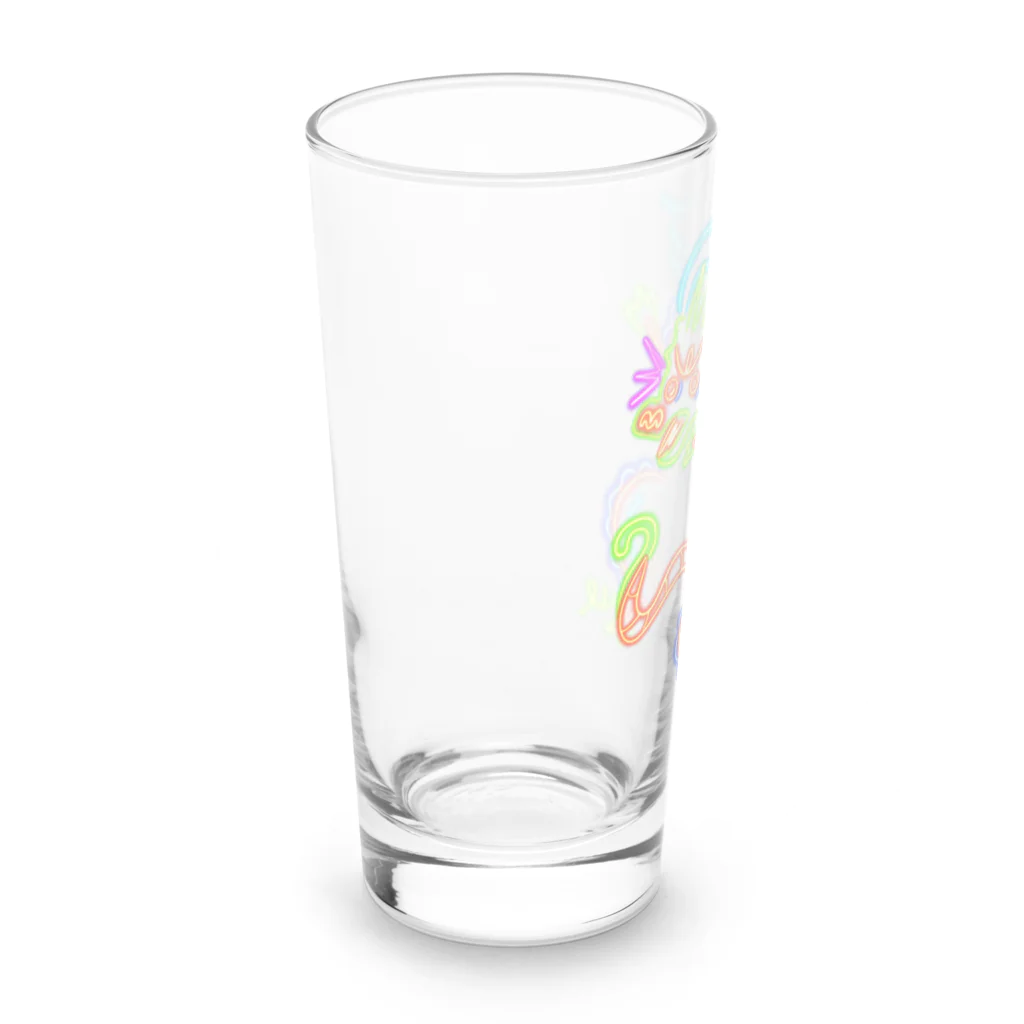 ビレイダオのネオン　龍 Long Sized Water Glass :left