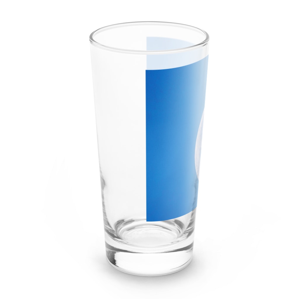 まつりの青の下弦の月 Long Sized Water Glass :left