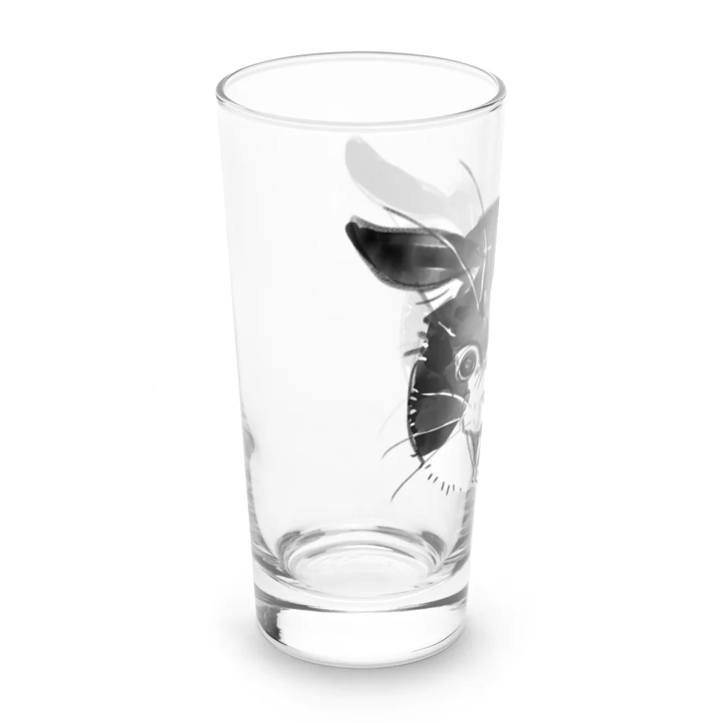 IZ_sketchのゆるさぬ猫 Long Sized Water Glass :left