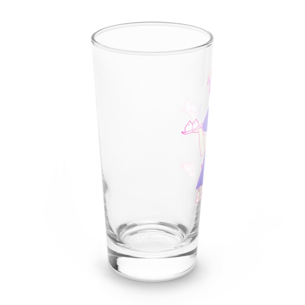お白湯の脳内のチャイナガール Long Sized Water Glass :left