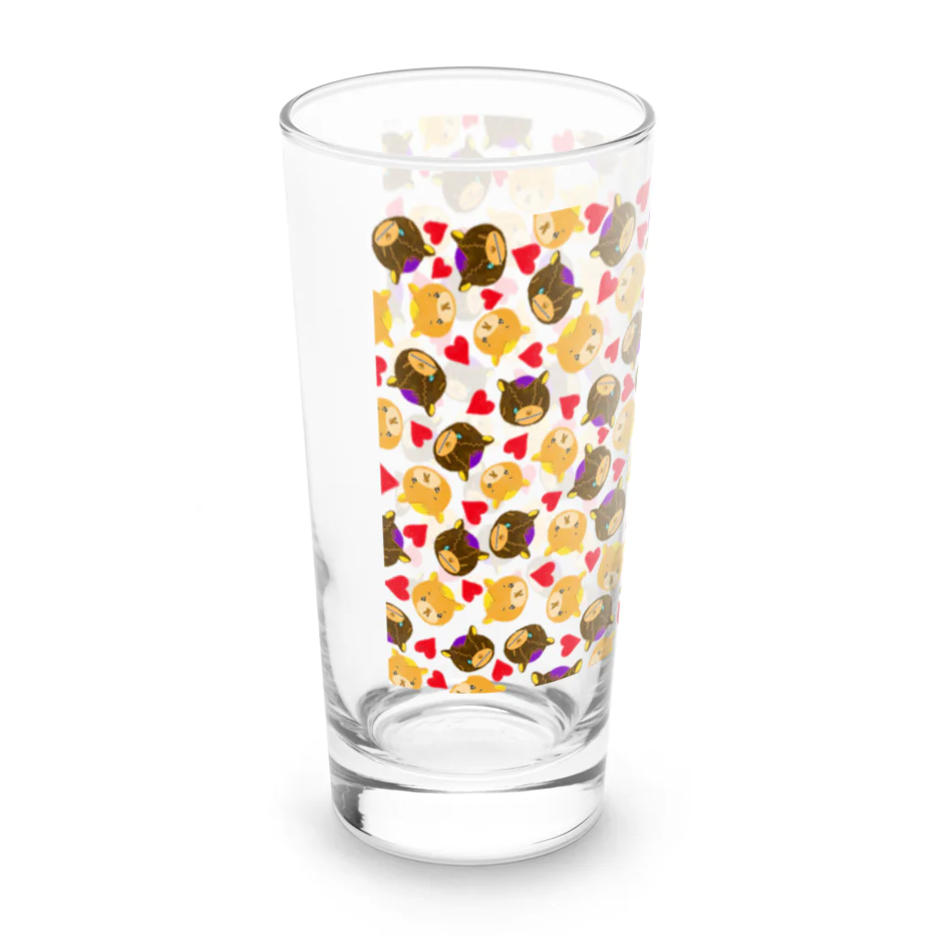 くまのマーク&マクセニのくまのマーク&マクセニがいっぱい Long Sized Water Glass :left