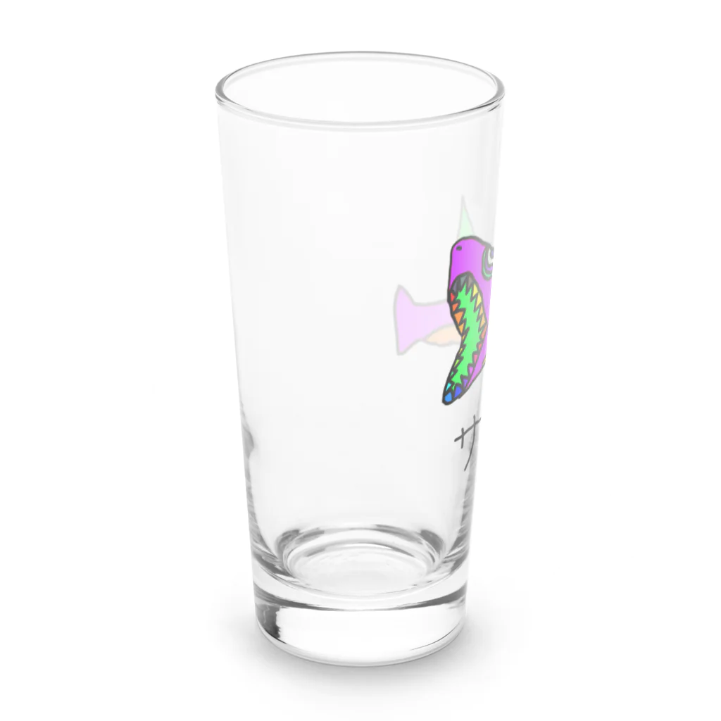 しげやすの絵のサメの絵 Long Sized Water Glass :left