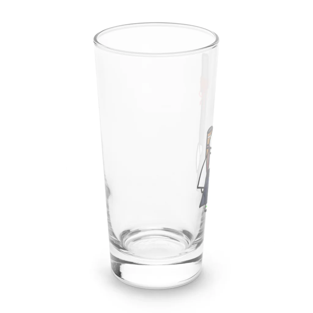 Lily bird（リリーバード）の弓道部んちょ ロゴなし Long Sized Water Glass :left