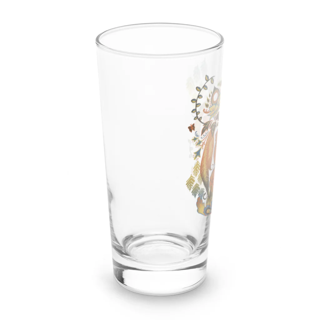 IZANAMI by Akane Yabushitaのゾウの親子🐘 Long Sized Water Glass :left