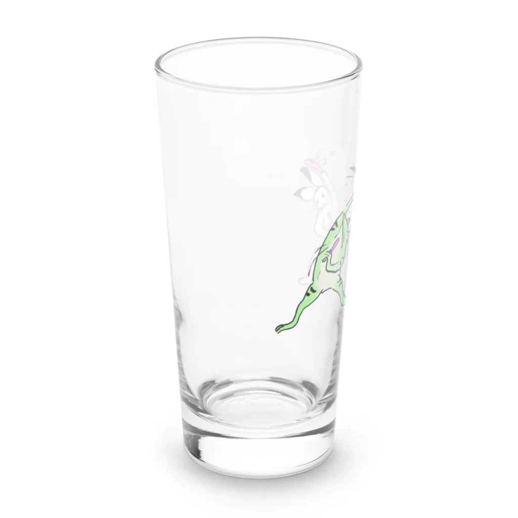 めぇめぇ羊のヲタ芸 Long Sized Water Glass :left