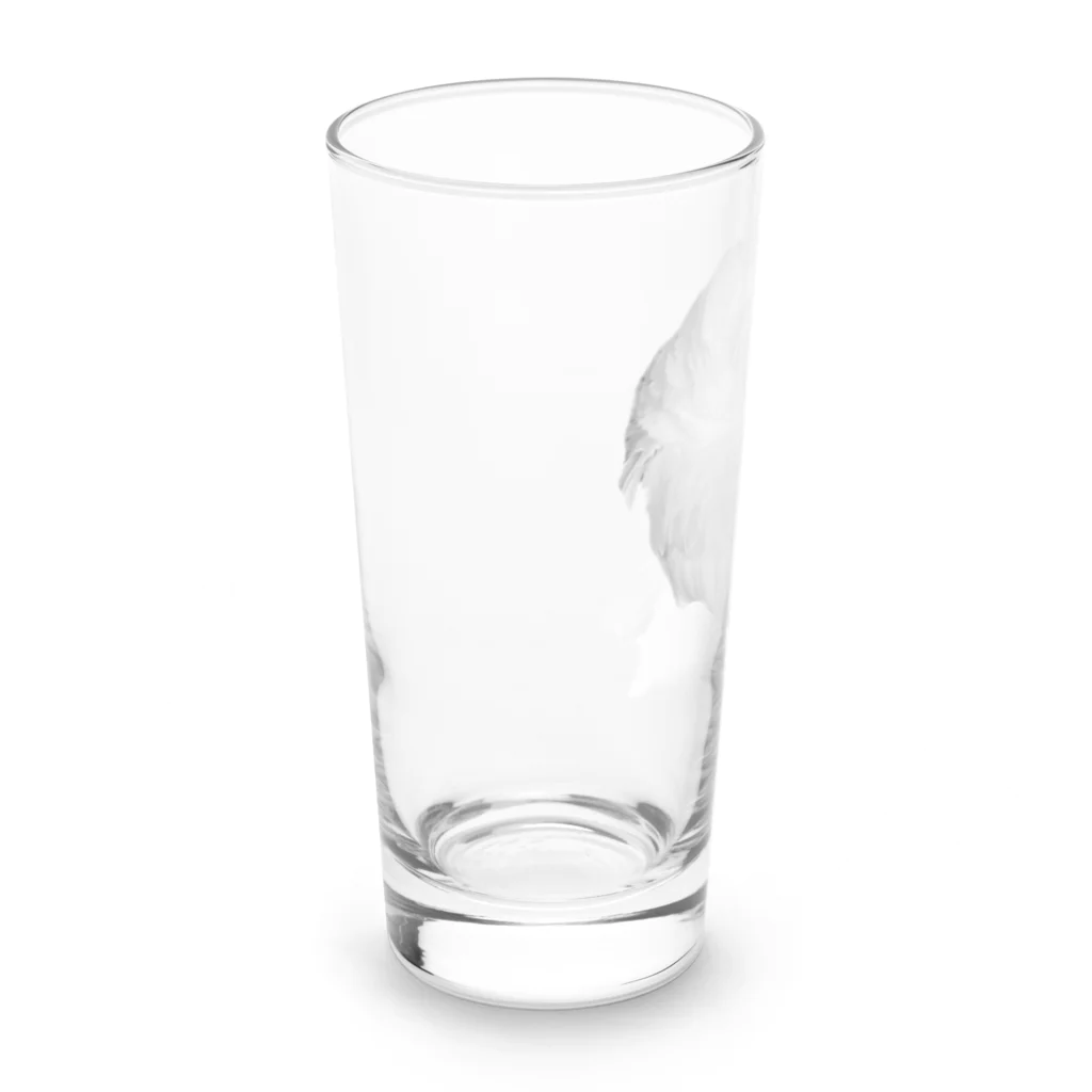 おうむグッズのタイハクオウム Long Sized Water Glass :left