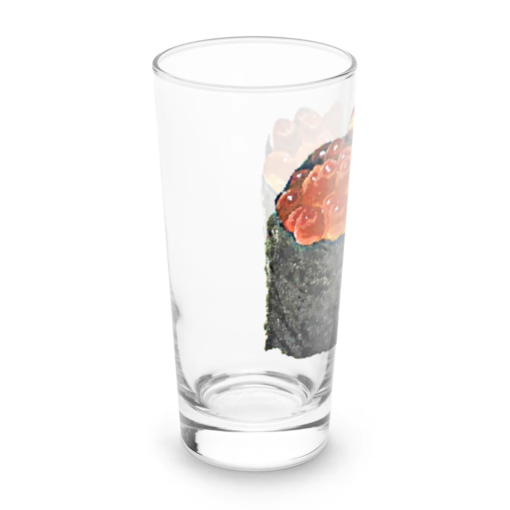 脂身通信Ｚのお寿司_握り寿司_いくら軍艦巻き Long Sized Water Glass :left