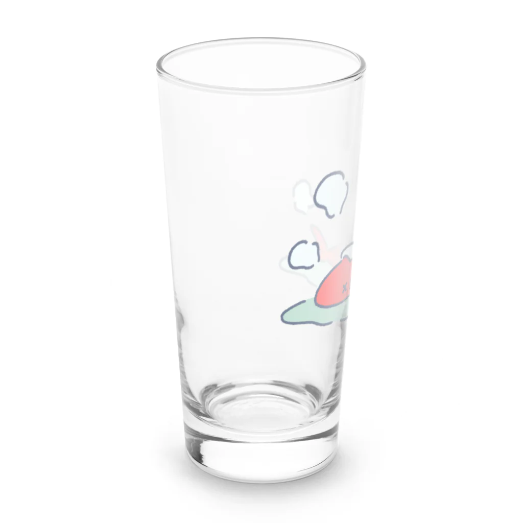 サメ わりとおもいののぼせたサメ Long Sized Water Glass :left