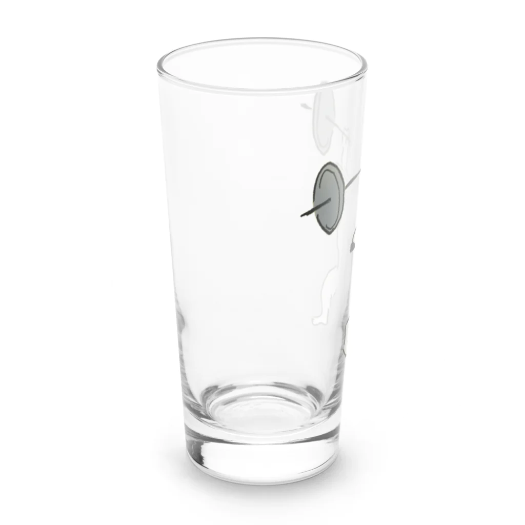 めぇめぇ羊のバーベル上げ Long Sized Water Glass :left