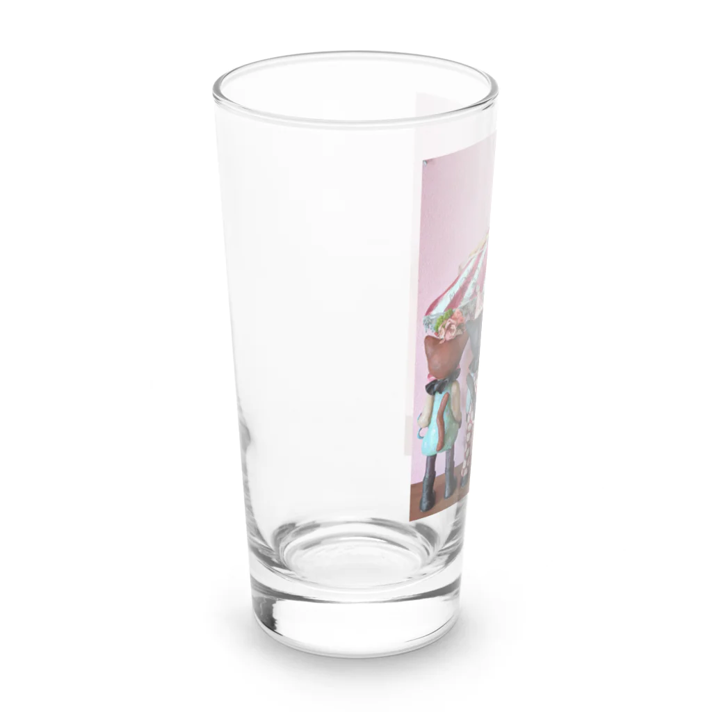 ＫＩＮＯＰＩ→Ｓ（キノピーズ）のサーカスごっこ(後ろ向き) Long Sized Water Glass :left