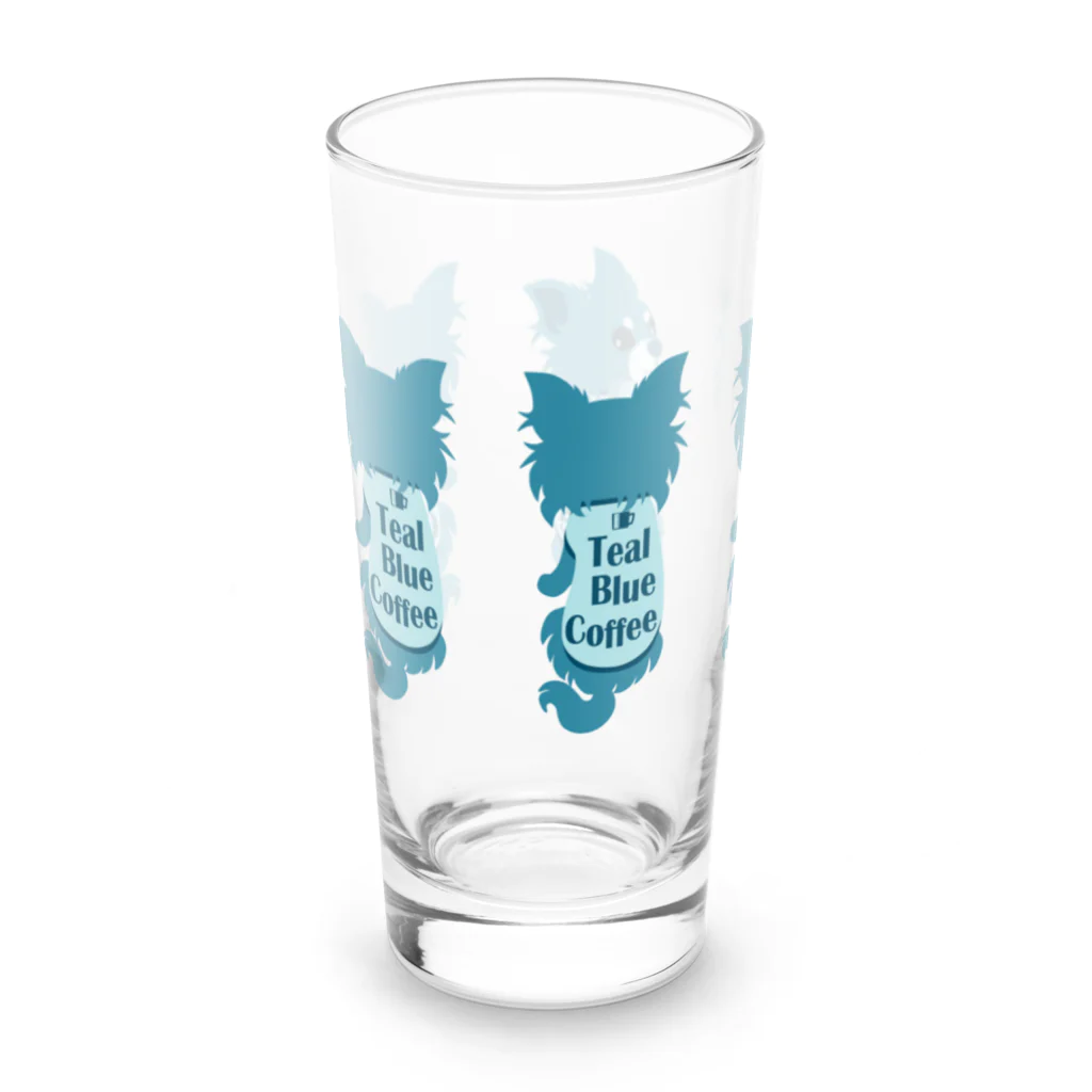 Teal Blue Coffeeのなに？ 並んだVer. Long Sized Water Glass :left