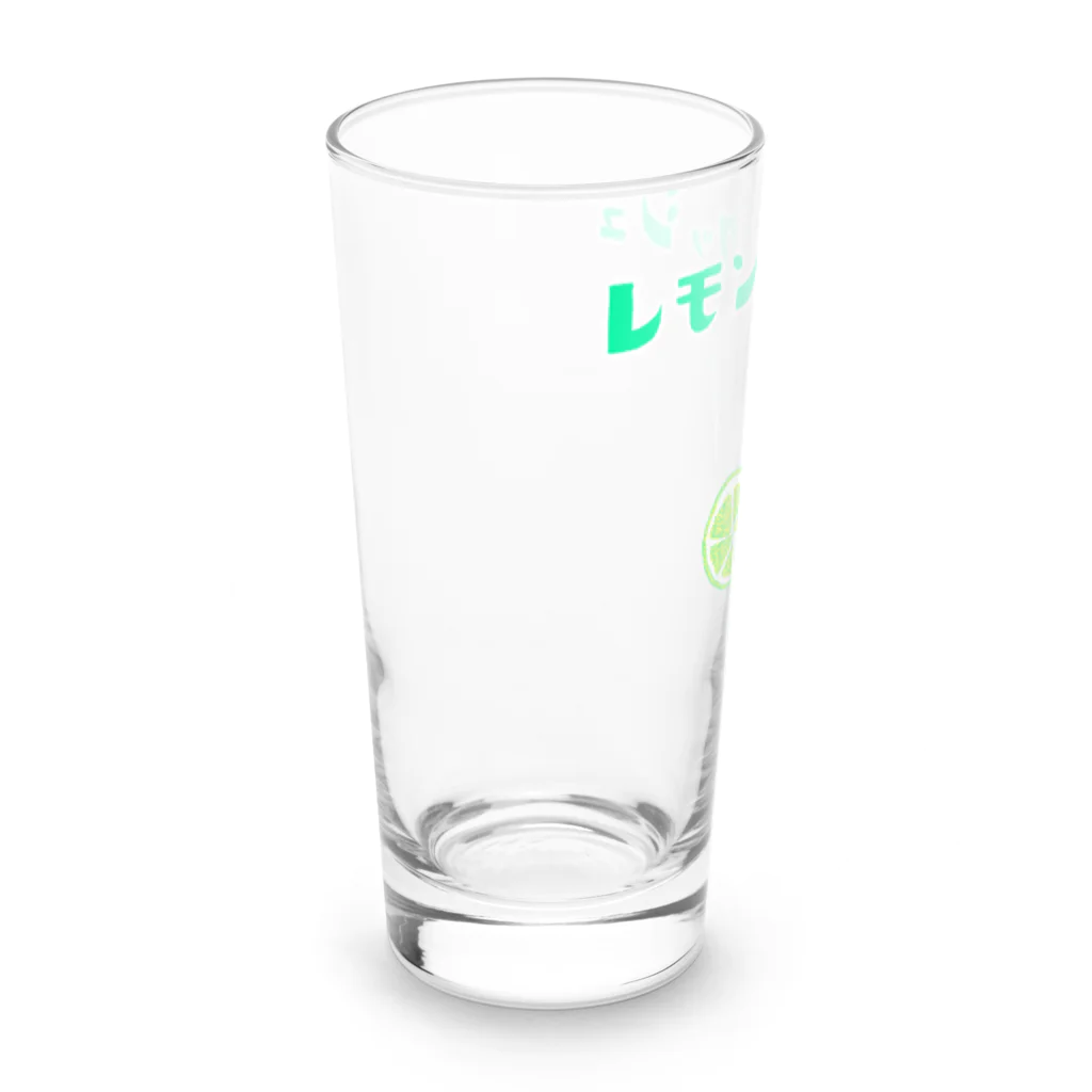 NIKORASU GOの夏デザイン「レモンスカッシュ」（Tシャツ・パーカー・グッズ・ETC） Long Sized Water Glass :left