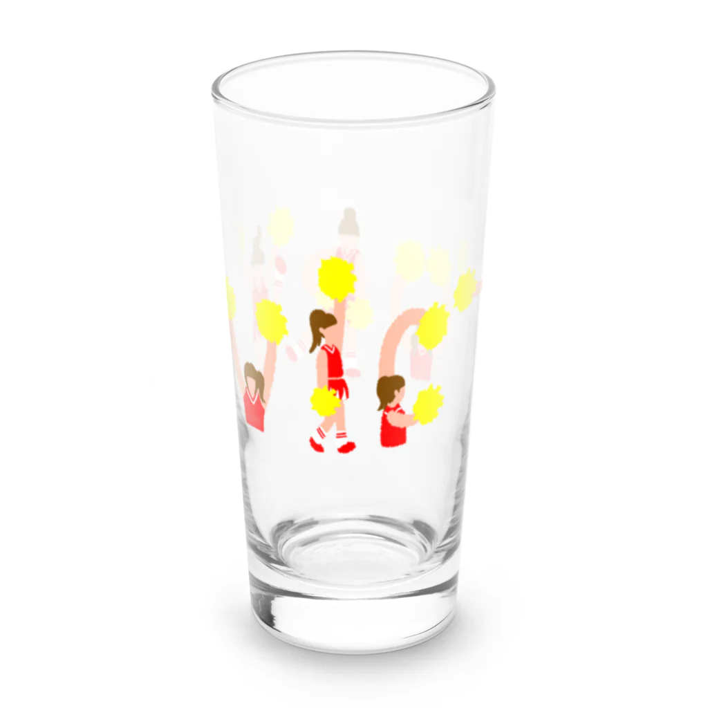 のぐちさきのVICTORY（赤) Long Sized Water Glass :left