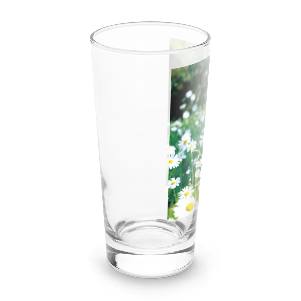 akane_art（茜音工房）の癒しの風景（シャスタデイジー） Long Sized Water Glass :left