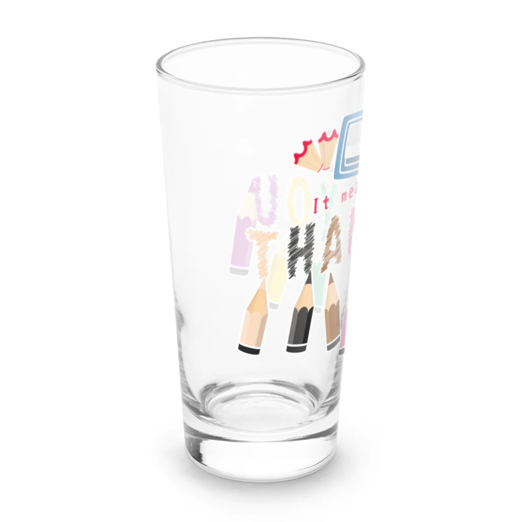 イラスト MONYAAT のCT155　ちびた色鉛筆*B Long Sized Water Glass :left