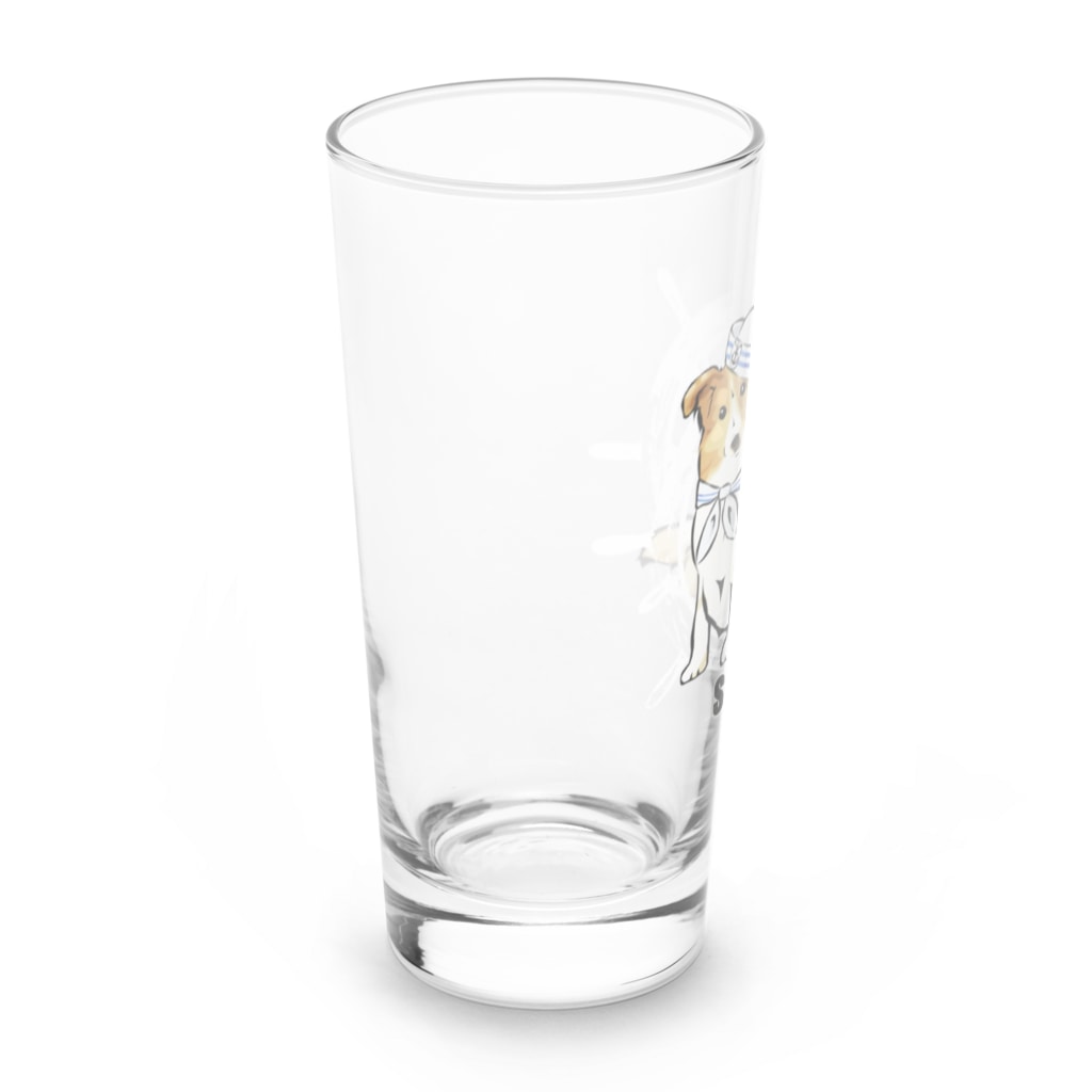 犬グッズの店しえるぶるーのマリンだワン　シェルティー Long Sized Water Glass :left