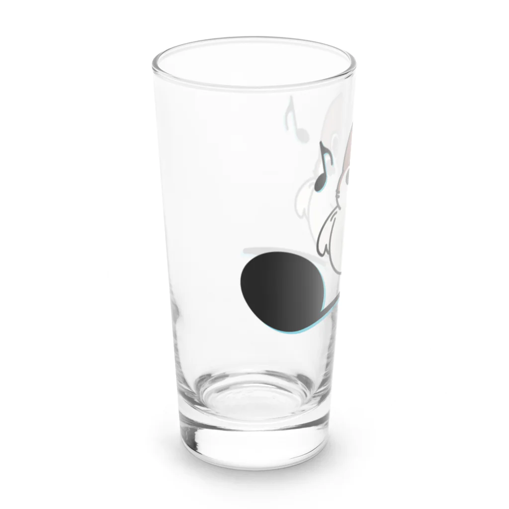 イラスト MONYAAT のスズメがちゅん A-L Long Sized Water Glass :left