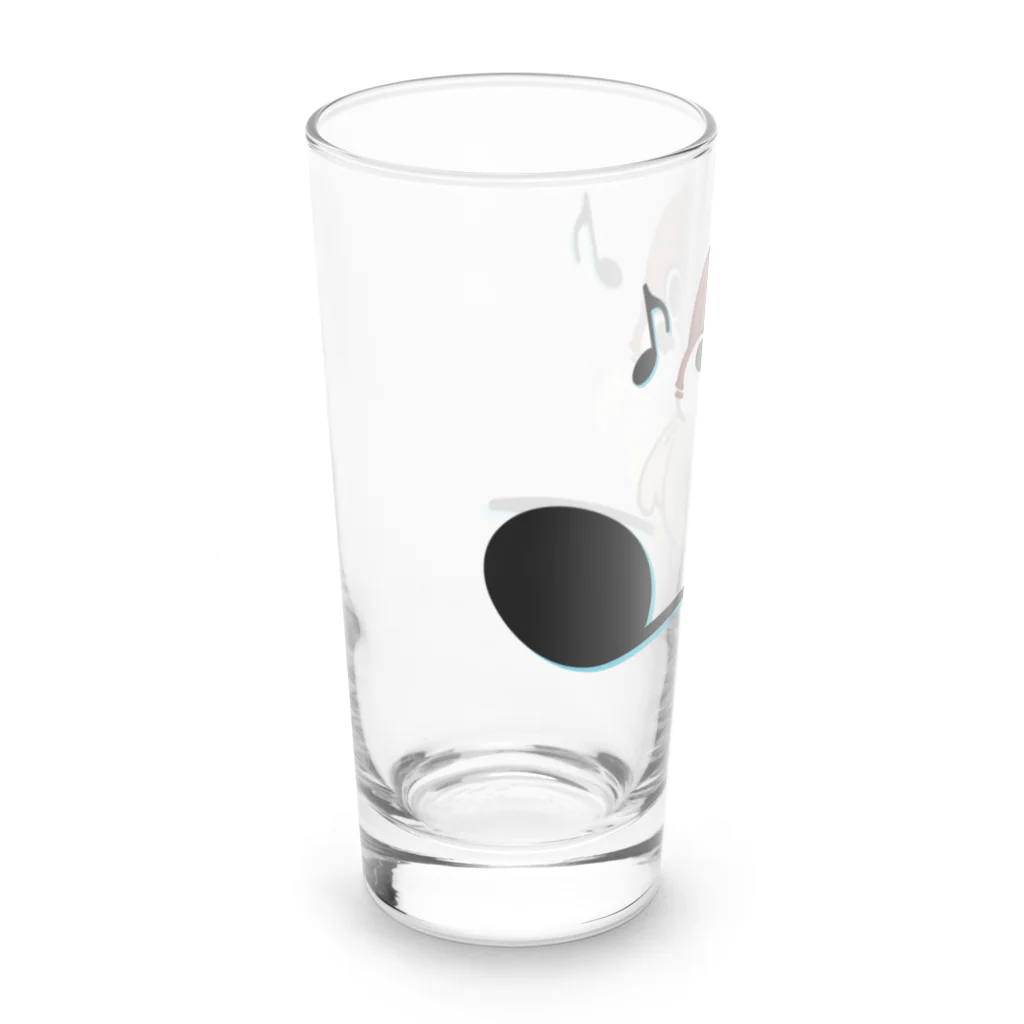 イラスト MONYAAT のスズメがちゅん B-L Long Sized Water Glass :left