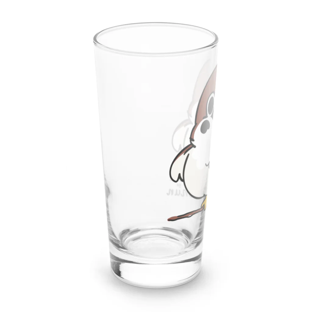 イラスト MONYAAT のスズメがちゅんA  Long Sized Water Glass :left