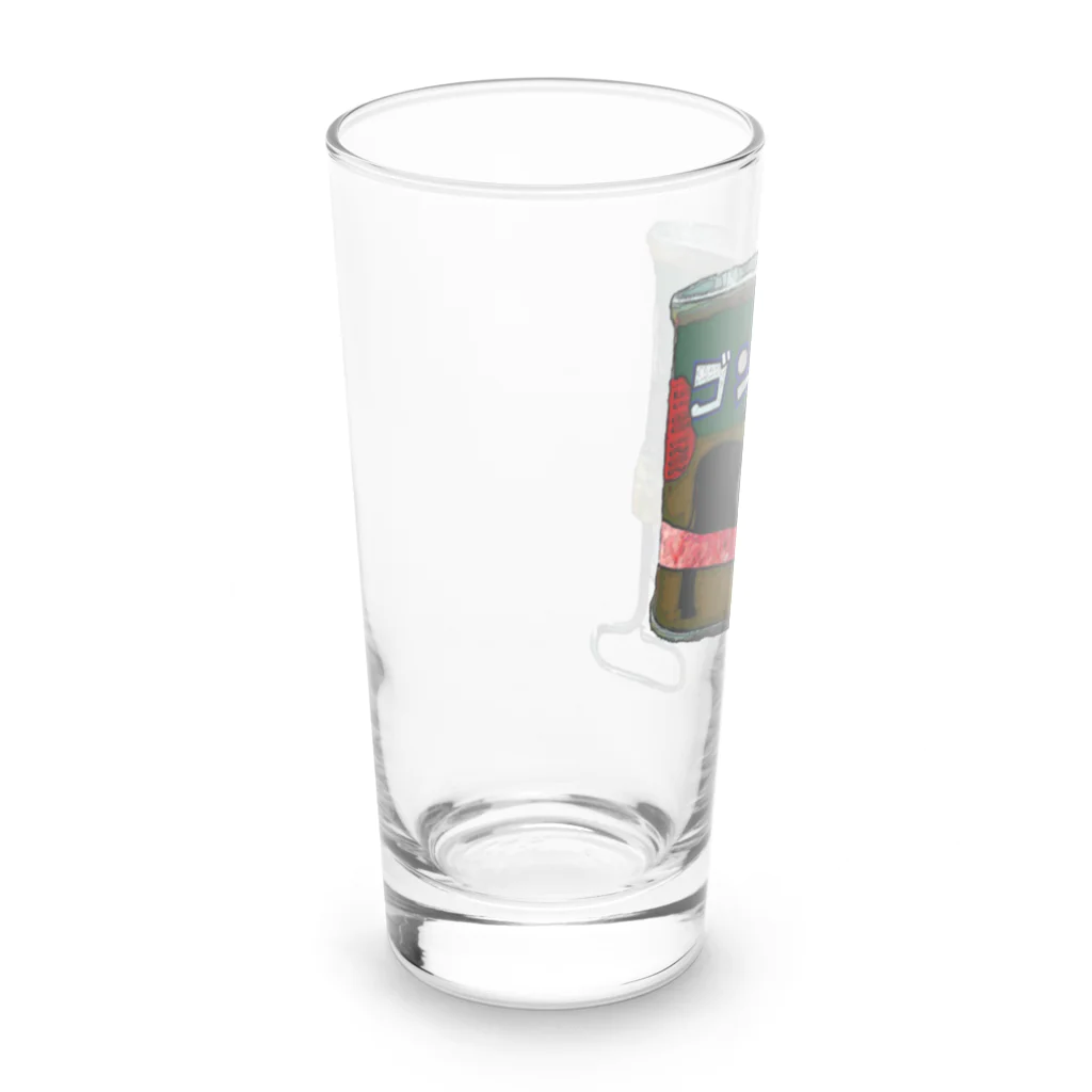 みにゃ次郎の懐かしの味「ゴンビーフ」！？ Long Sized Water Glass :left