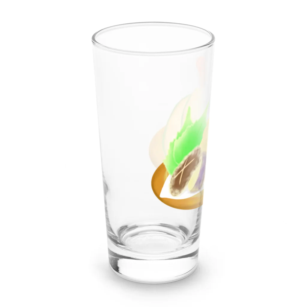 Lily bird（リリーバード）の盛られたてんぷら Long Sized Water Glass :left