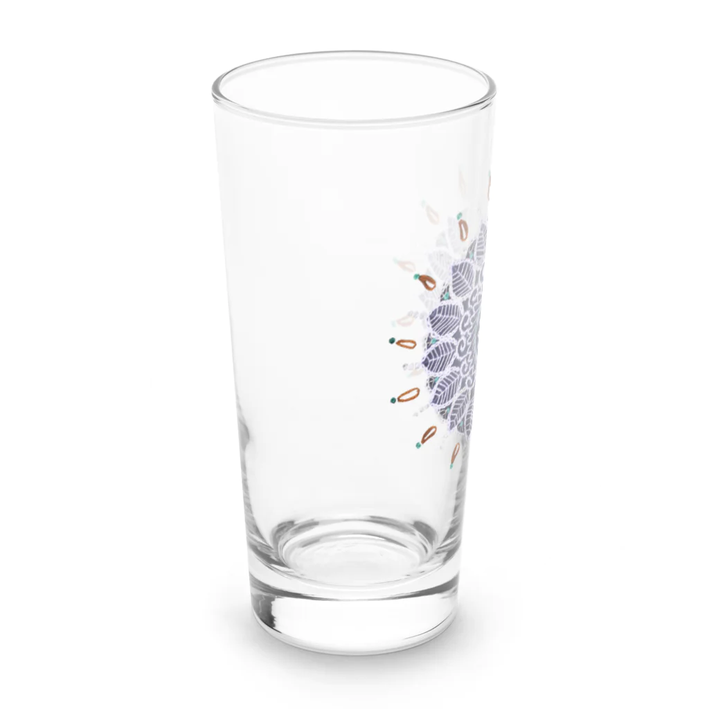 ネルネルテルネのアラベスク刺繡 ✸ ホワイト Long Sized Water Glass :left