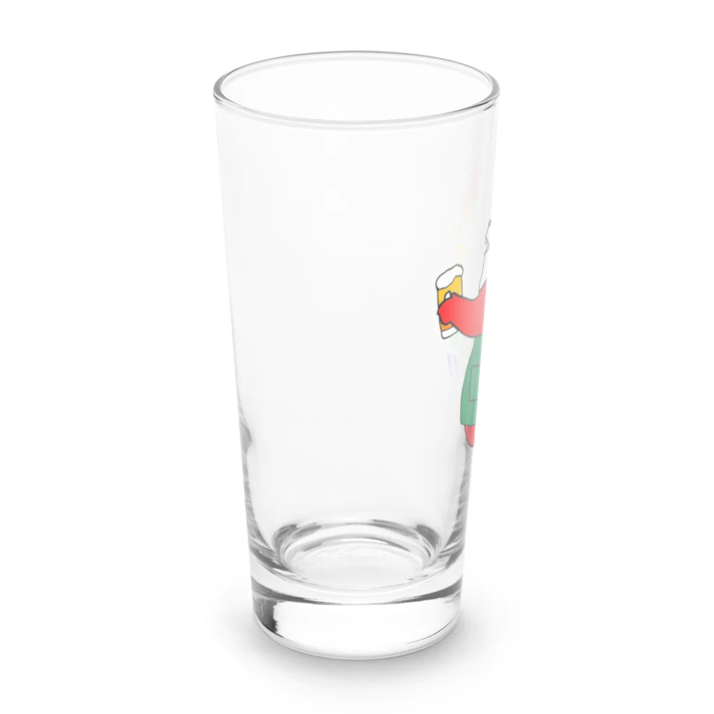 クスクスパンダのクスクスパンダ　生ビールどうぞ！ Long Sized Water Glass :left