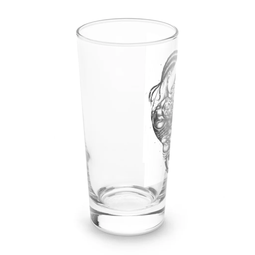 月が輝くこんな夜にの膝 Long Sized Water Glass :left