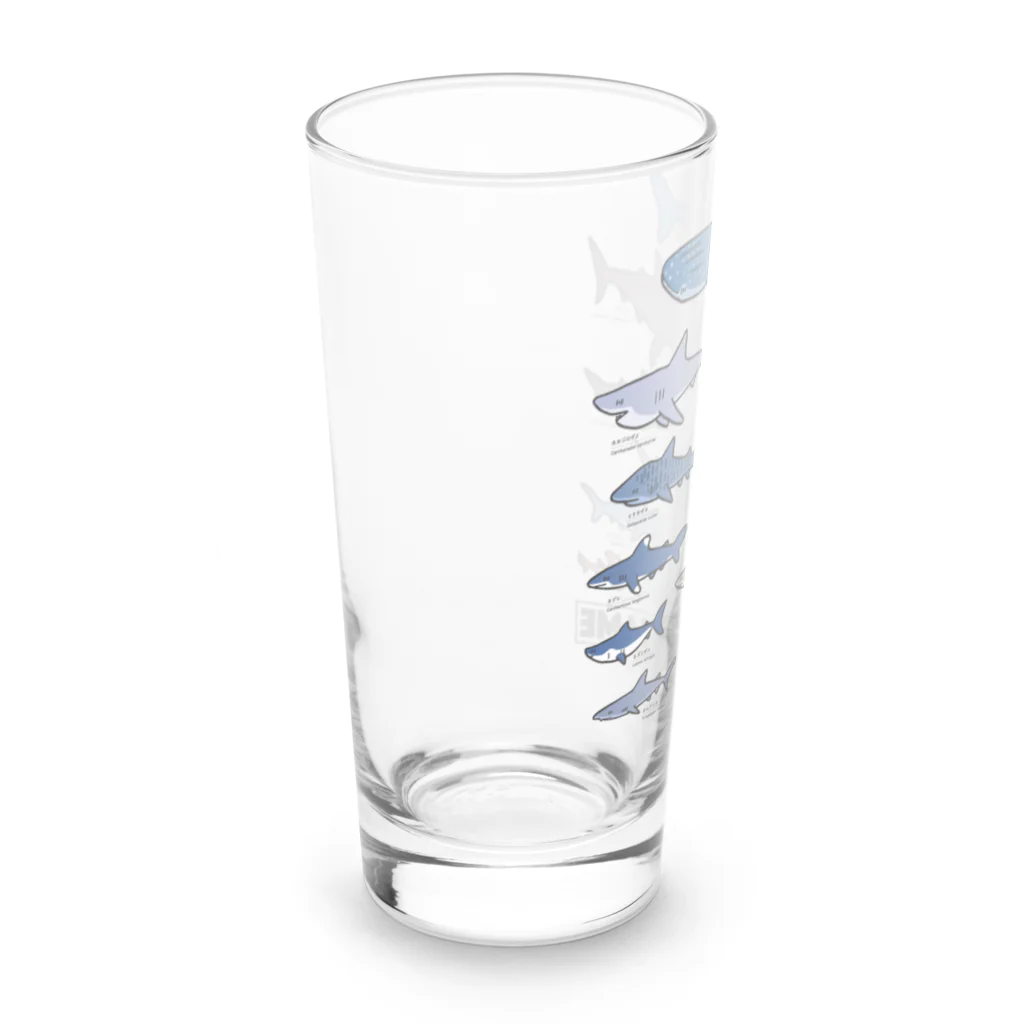 mincruのサメ図鑑 Long Sized Water Glass :left
