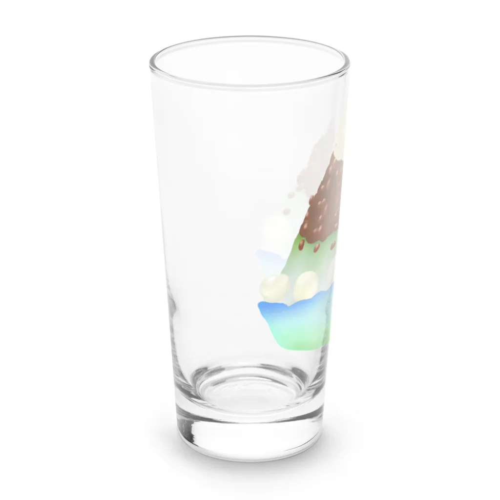 Lily bird（リリーバード）の抹茶小豆かき氷 Long Sized Water Glass :left