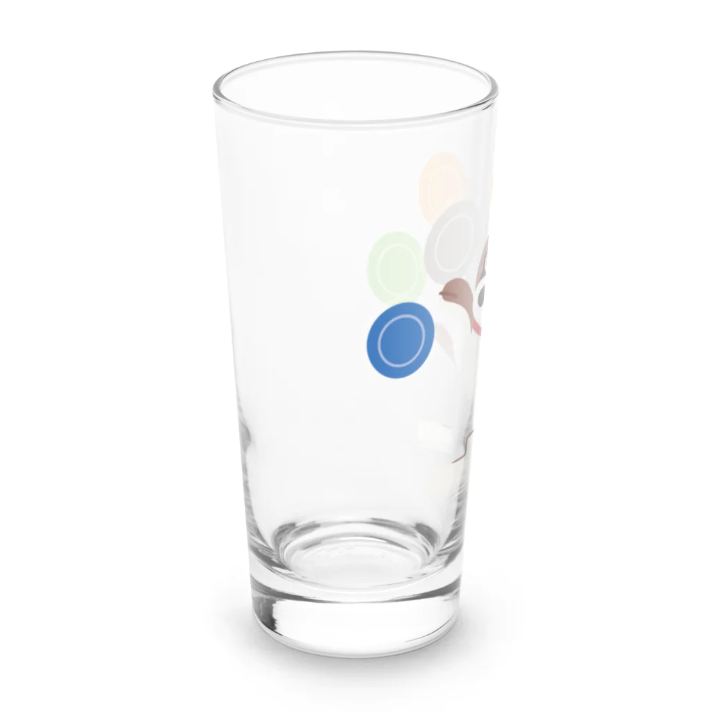 イラスト MONYAAT の競技　おしゃべり Long Sized Water Glass :left