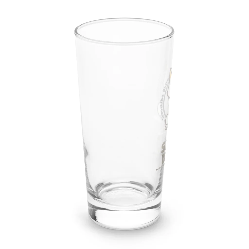 neguse511のSHIBA DOG　白 Long Sized Water Glass :left