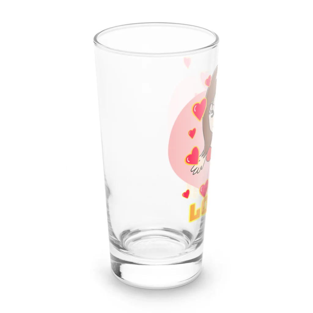 ラジオディレクターりかちゃんのラジオディレクターりかちゃん Long Sized Water Glass :left