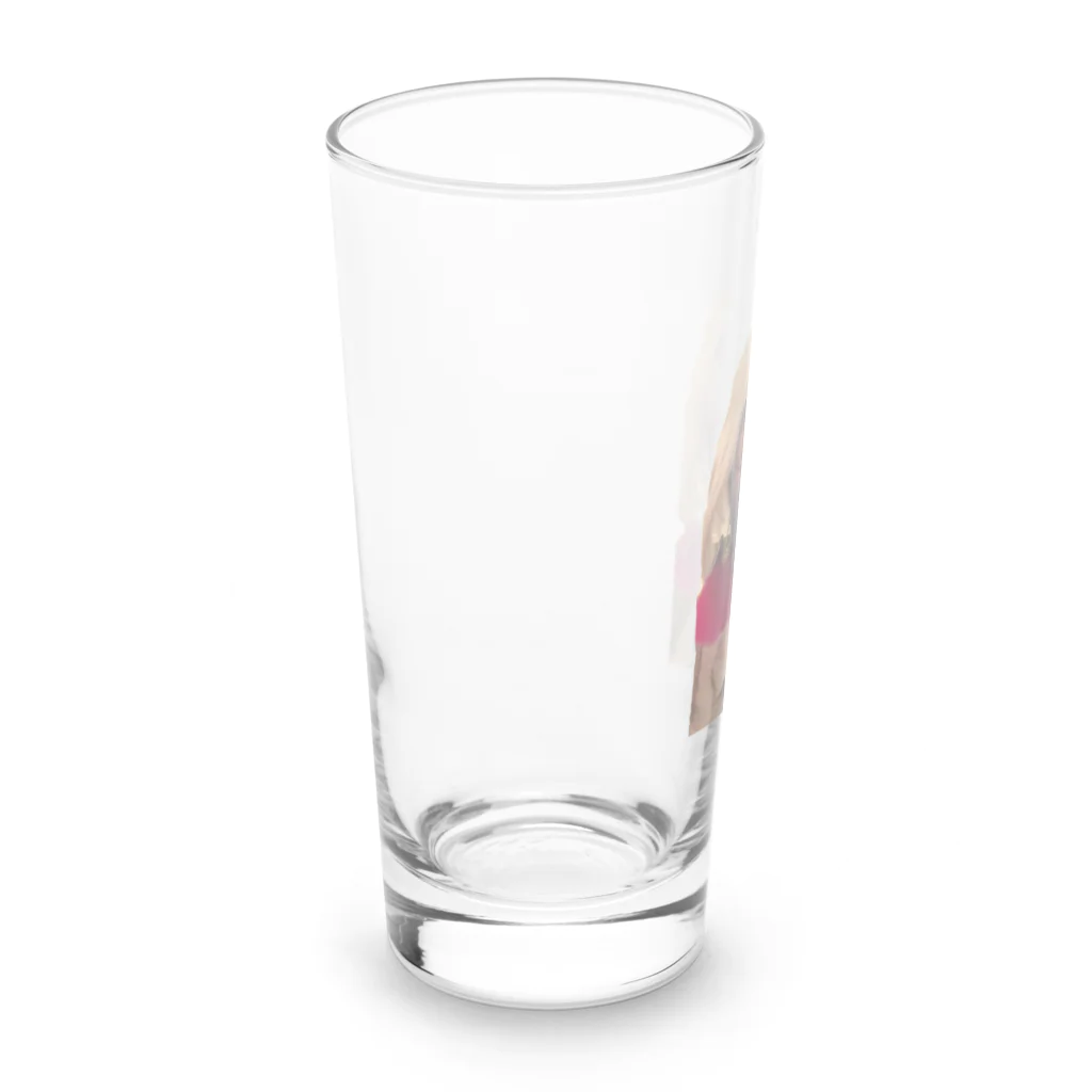 ケンT・LAND 🤟🏼💗🤟🏼の令和の宇宙ギャル降臨！ Long Sized Water Glass :left