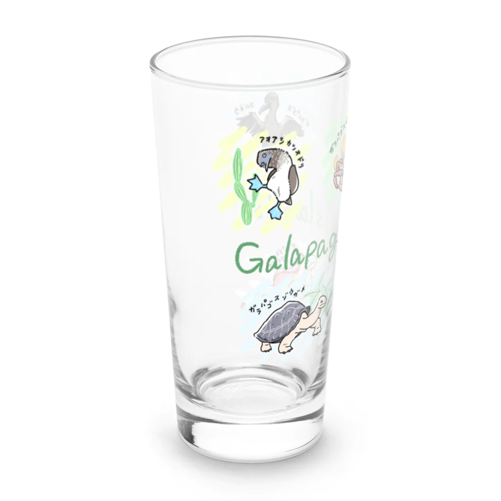 ちゅんTのガラパゴス諸島の仲間たち Long Sized Water Glass :left