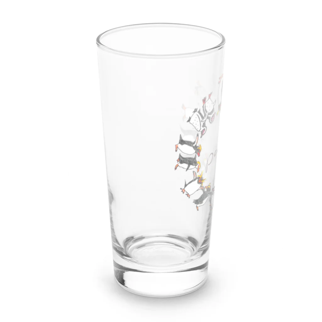 雑貨屋ペパロニのペンギン　全員集合　ペパロニオリジナル Long Sized Water Glass :left