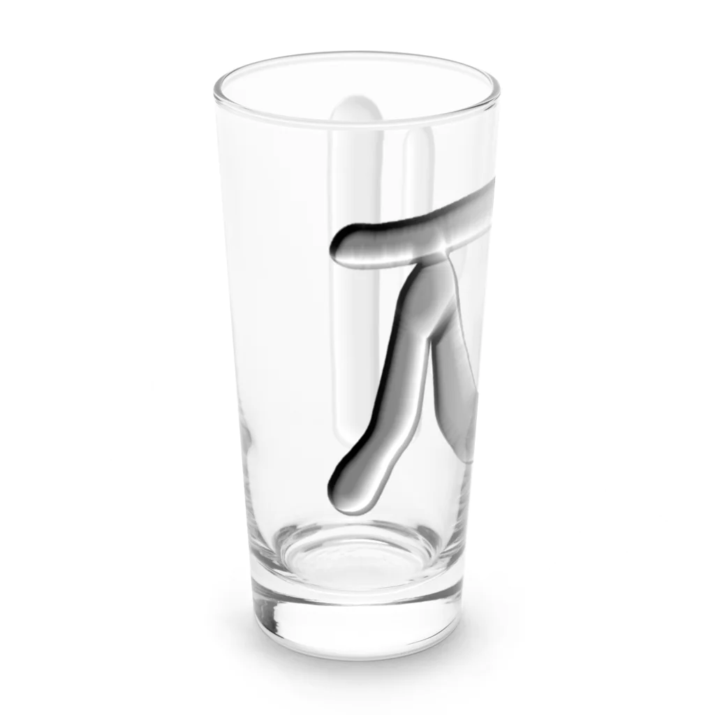 LalaHangeulのハングル　訓民正音デザイン① Long Sized Water Glass :left