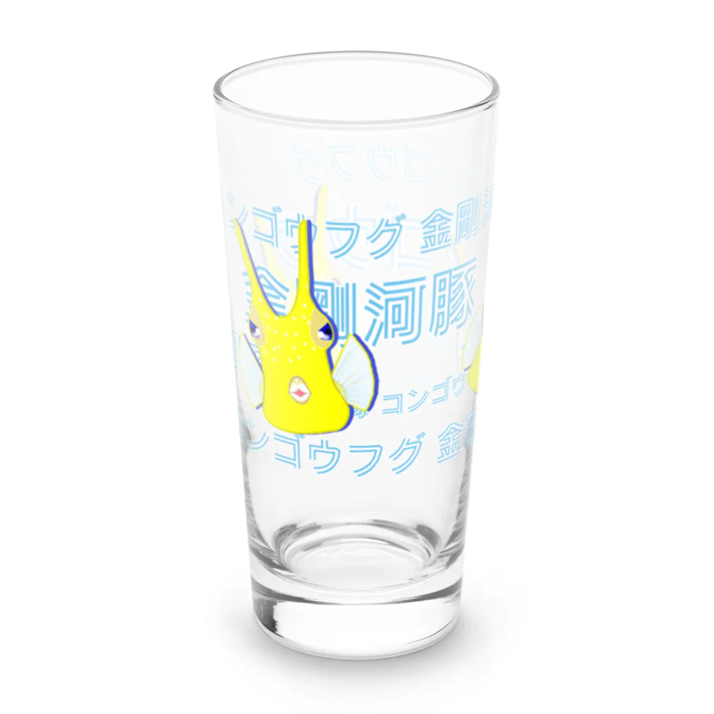 LalaHangeulのコンゴウフグ　トリオ Long Sized Water Glass :left