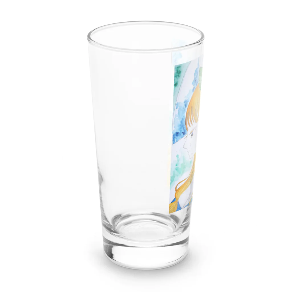 中西屋(歯車)のアジサイ乙女 Long Sized Water Glass :left