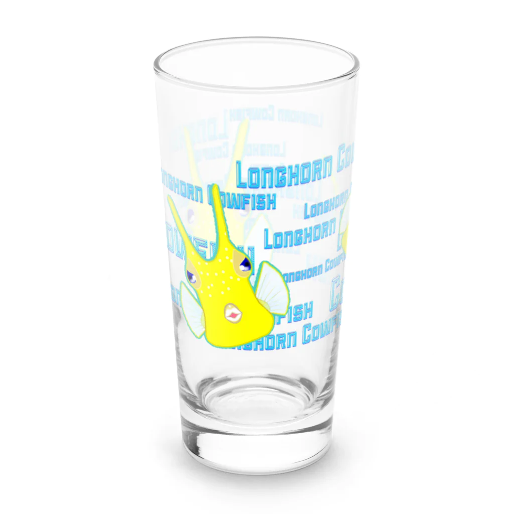 LalaHangeulのLonghorn Cowfish(コンゴウフグ) Long Sized Water Glass :left