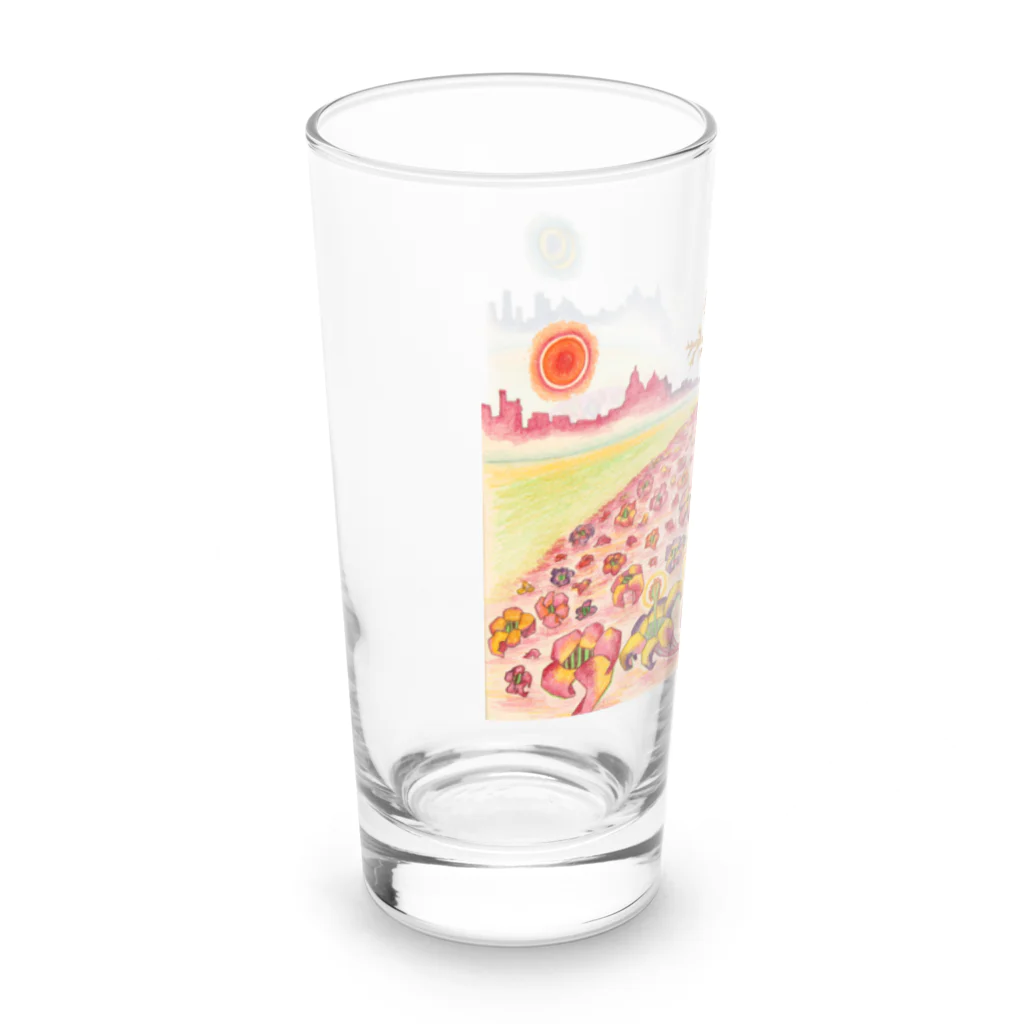 AKeikoのアルゼンチンの旅、ブエノスアイレス Long Sized Water Glass :left