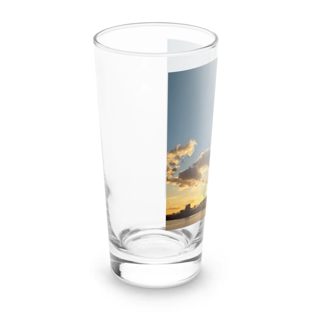 NANASHOPの夕焼け Long Sized Water Glass :left