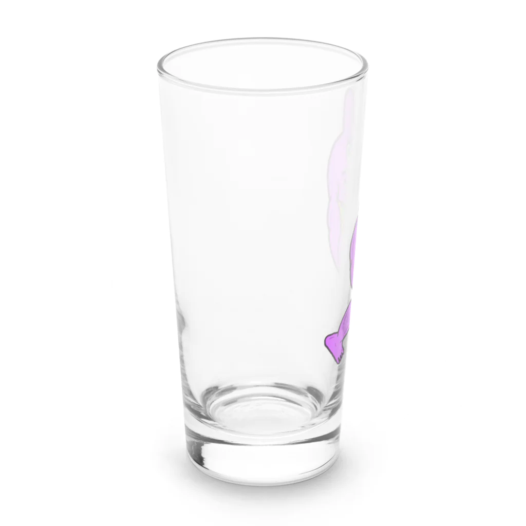 はるやんのピンク細マッチョくん Long Sized Water Glass :left