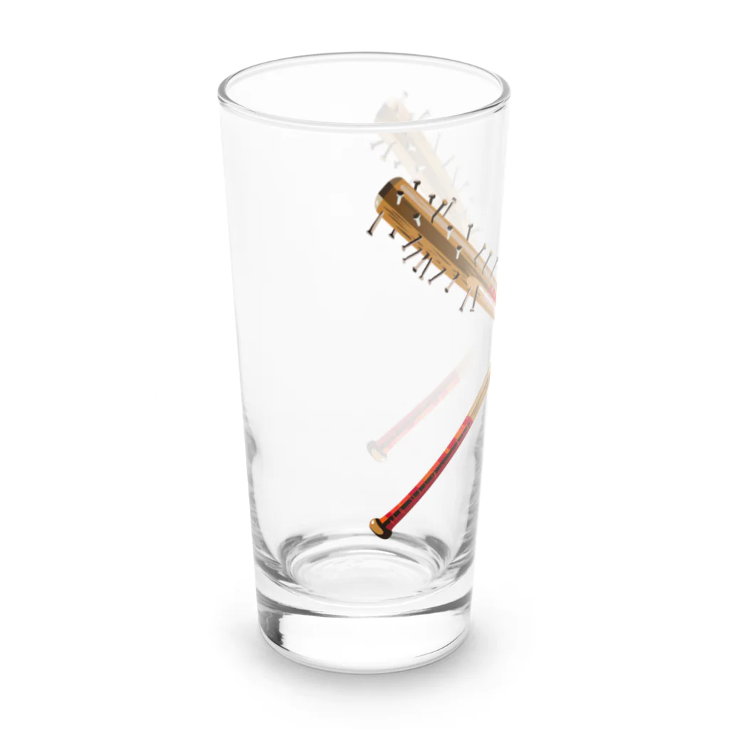 月が輝くこんな夜にの釘バット Long Sized Water Glass :left