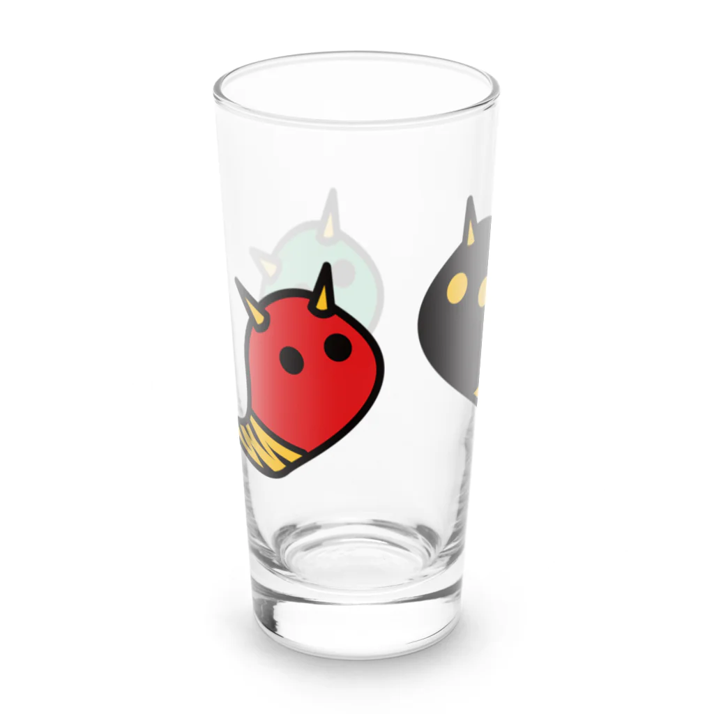 ヨープキャンが気になったのおばけの鬼 雷様ではないよ Long Sized Water Glass :left