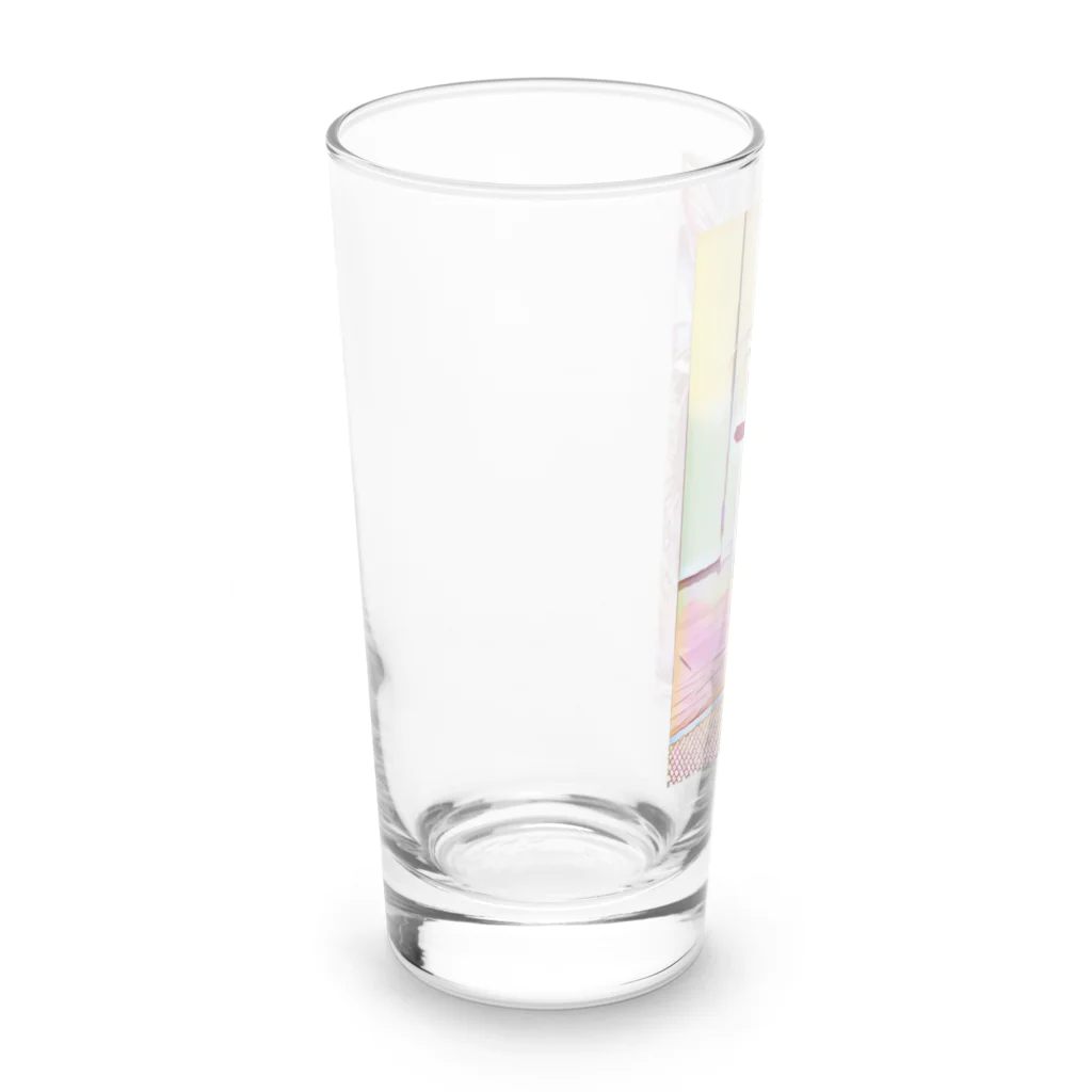 わーいわーいofficialのはなちゃん Long Sized Water Glass :left