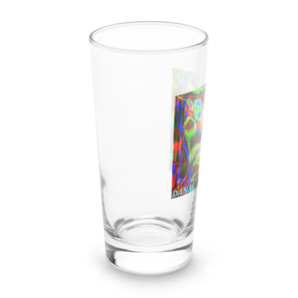 アインシュタインキャットのダナエ（レンブラント） Long Sized Water Glass :left